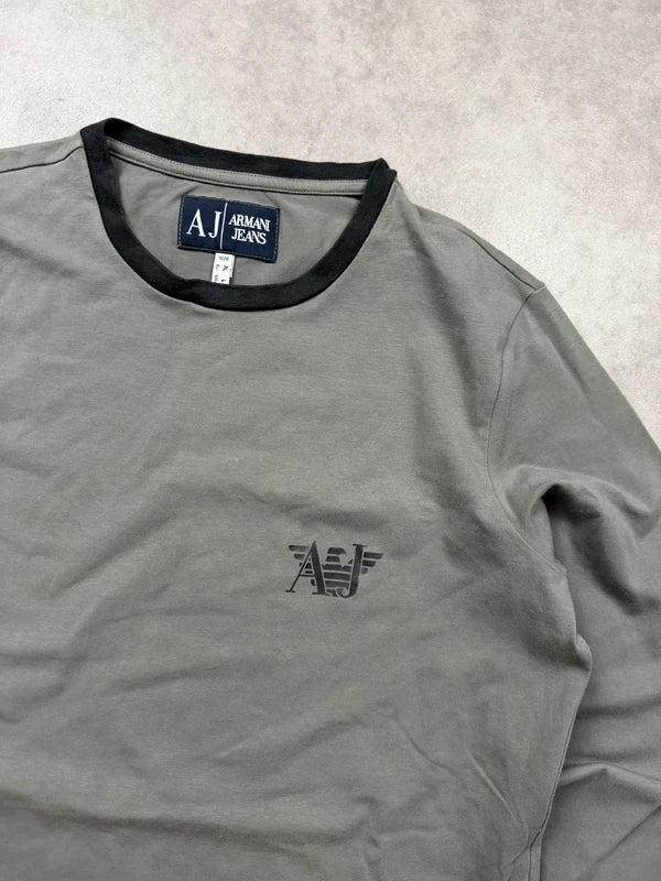 Armani Jeans Vintage Longsleeve 2000 Grau XL