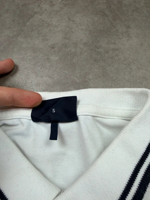 Armani Jeans Vintage Longsleeve Polo 2018 Weiß S
