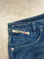 Diesel Vintage Jeans Rock 2008 Blau W31 Damen