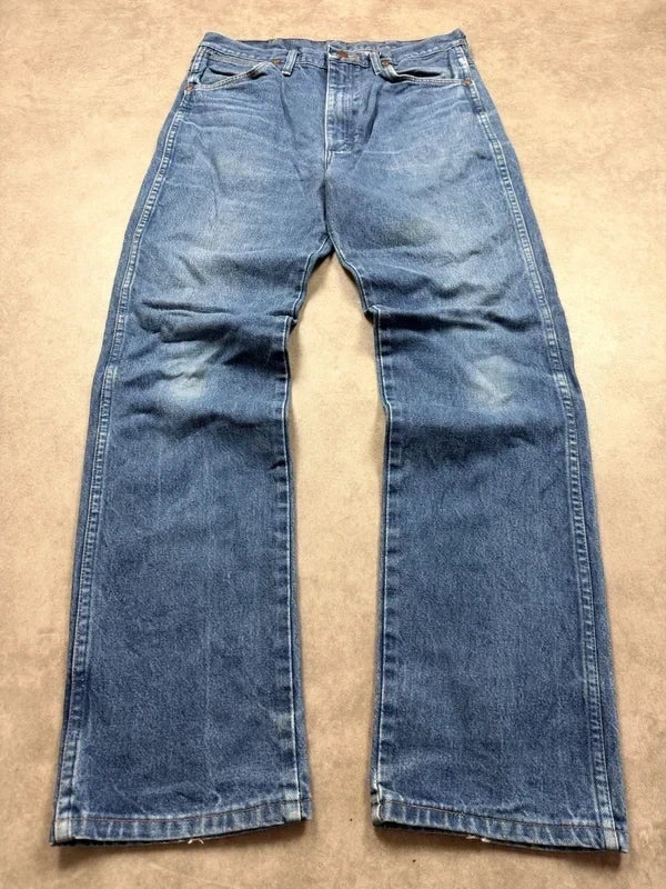 Wrangler Vintage Jeans 2005 W32 Straight Fit Herren M