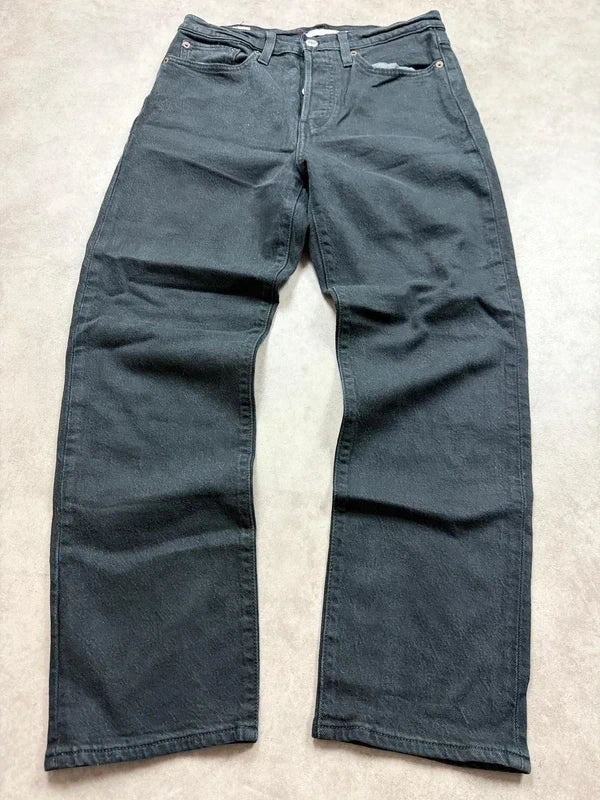 Levi’s Vintage Jeans Wedgie Straight 2000 Schwarz W27 L26 S