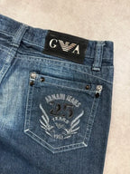Armani Vintage Big Backprint Jeans S