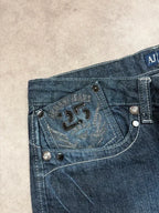 Armani Vintage Big Backprint Jeans S