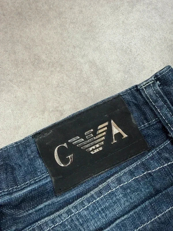 Armani Vintage Big Backprint Jeans S