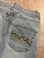 Mossimo Vintage Bootcut Y2K Denim Jeans S Damen