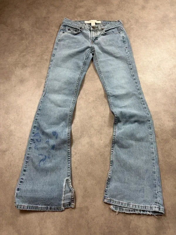 Mossimo Vintage Bootcut Y2K Denim Jeans S Damen