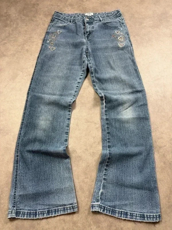 Cato Vintage Bootcut Y2K Denim Jeans 2000 S Damen