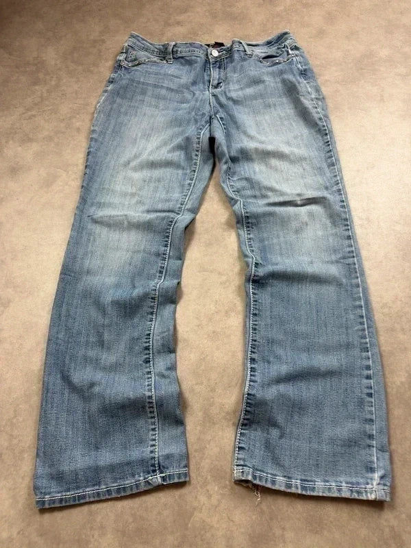 Earl Vintage Bootcut Y2K Denim Jeans 2000 L Damen