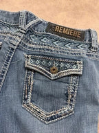 Premiere Vintage Bootcut Y2K Denim Jeans 2005 M Damen