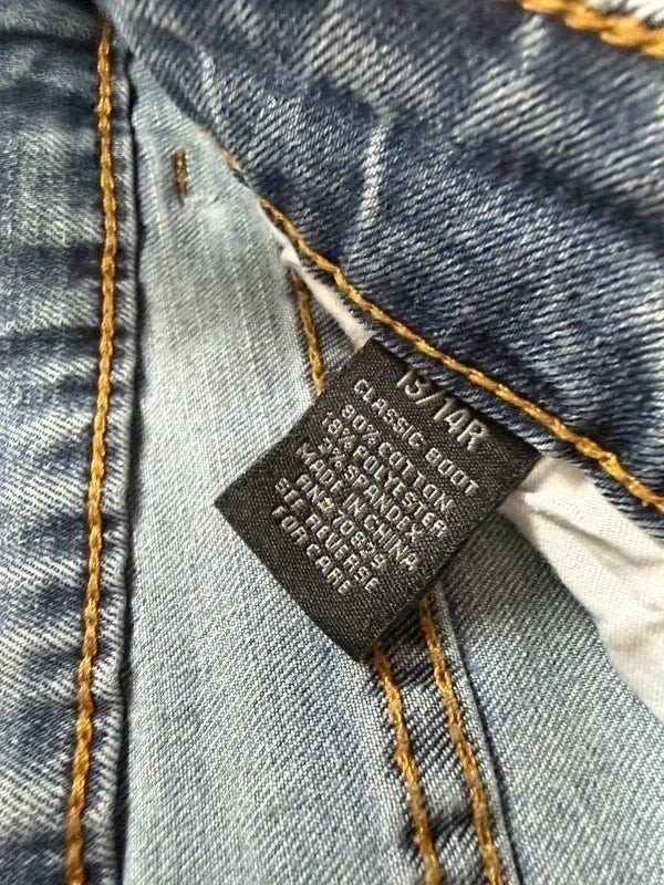 Premiere Vintage Bootcut Y2K Denim Jeans L Damen