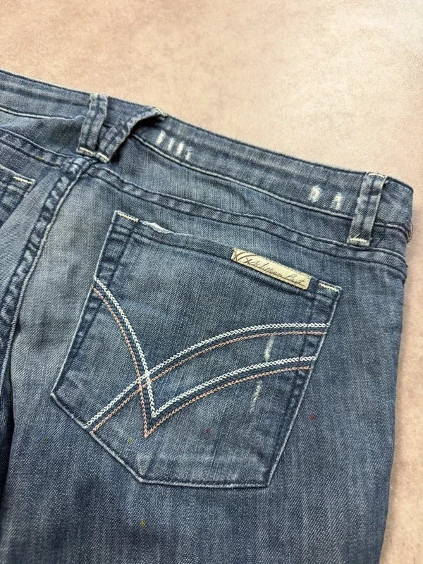 William Rast Vintage Straight Leg Y2K Denim Jeans M
