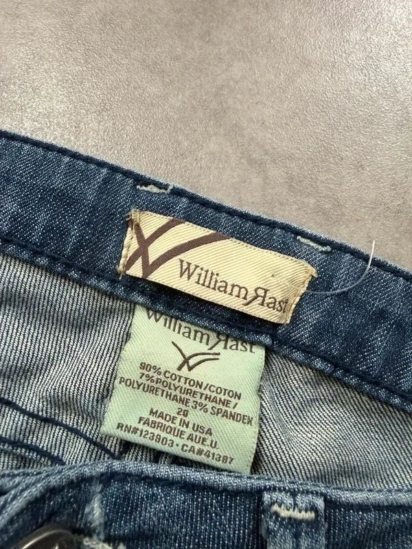 William Rast Vintage Straight Leg Y2K Denim Jeans M