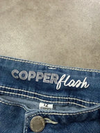 Copper Flash Vintage Bootcut Y2K Denim Jeans L Damen