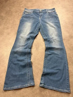 Copper Flash Vintage Bootcut Y2K Denim Jeans L Damen