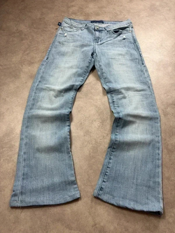 Rock & Republic Vintage Bootcut Y2K Denim Jeans S Damen