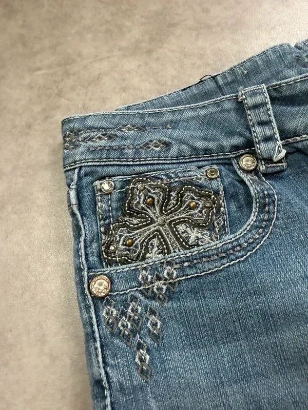 Grace Vintage Bootcut Y2K Denim Jeans 2005 M Damen