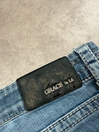 Grace Vintage Bootcut Y2K Denim Jeans 2005 M Damen