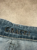 Grace Vintage Bootcut Y2K Denim Jeans 2005 M Damen