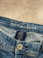Rhythm in Blues Vintage Y2K Bootcut 2007 Denim Jeans L Damen