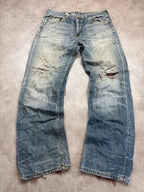 Savage Vintage Jeans Japan Style 2006 Blau L Straight Herren