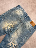 Big Train Japan Style Vintage Backprint Jeans 2005 XL Straight Herren