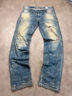Big Train Japan Style Vintage Backprint Jeans 2005 XL Straight Herren