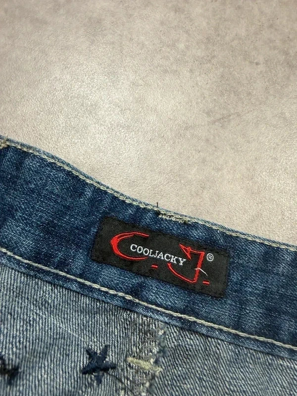 Cool Jacky Japan Style Vintage Backprint Jeans*Rare*2005 M Straight Herren