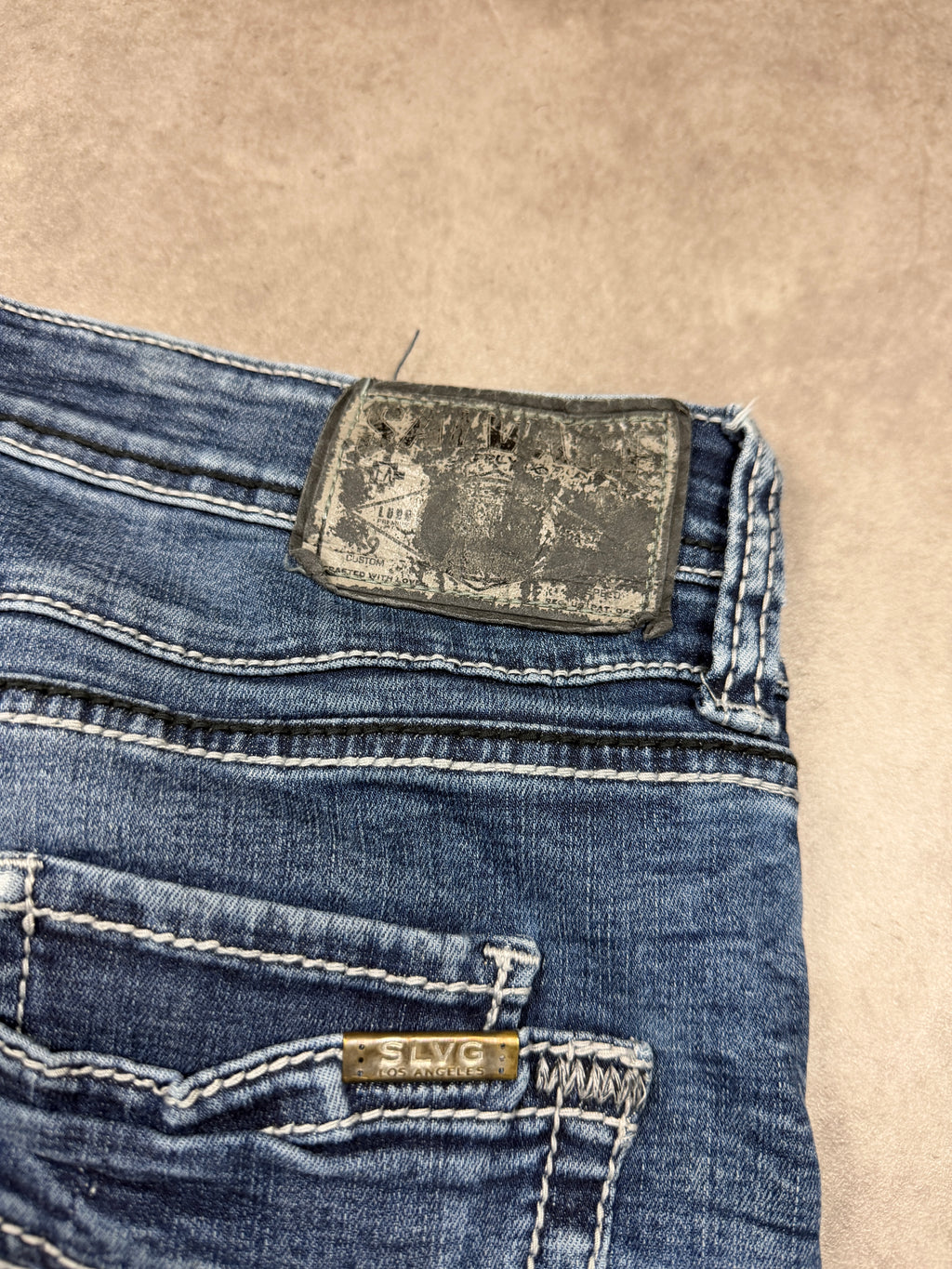 Vintage Backprint Jeans L