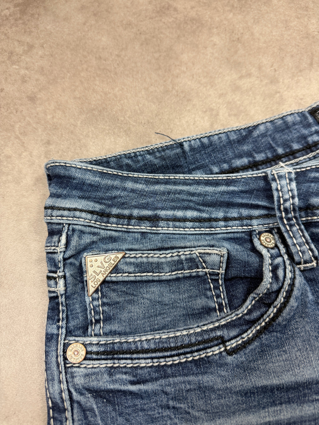 Vintage Backprint Jeans L