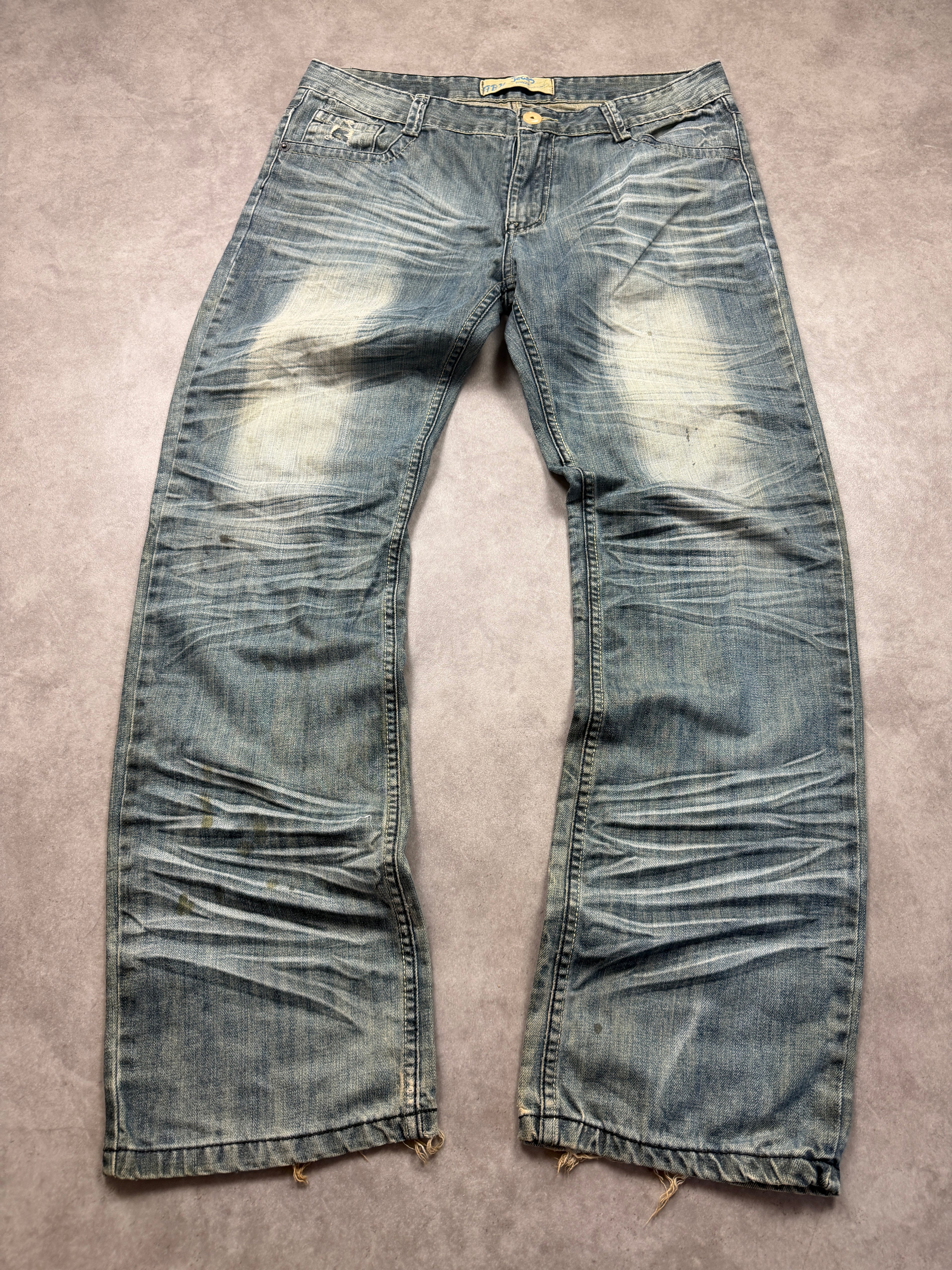 FBN Jeans Vintage 2006 Blau L Straight Herren