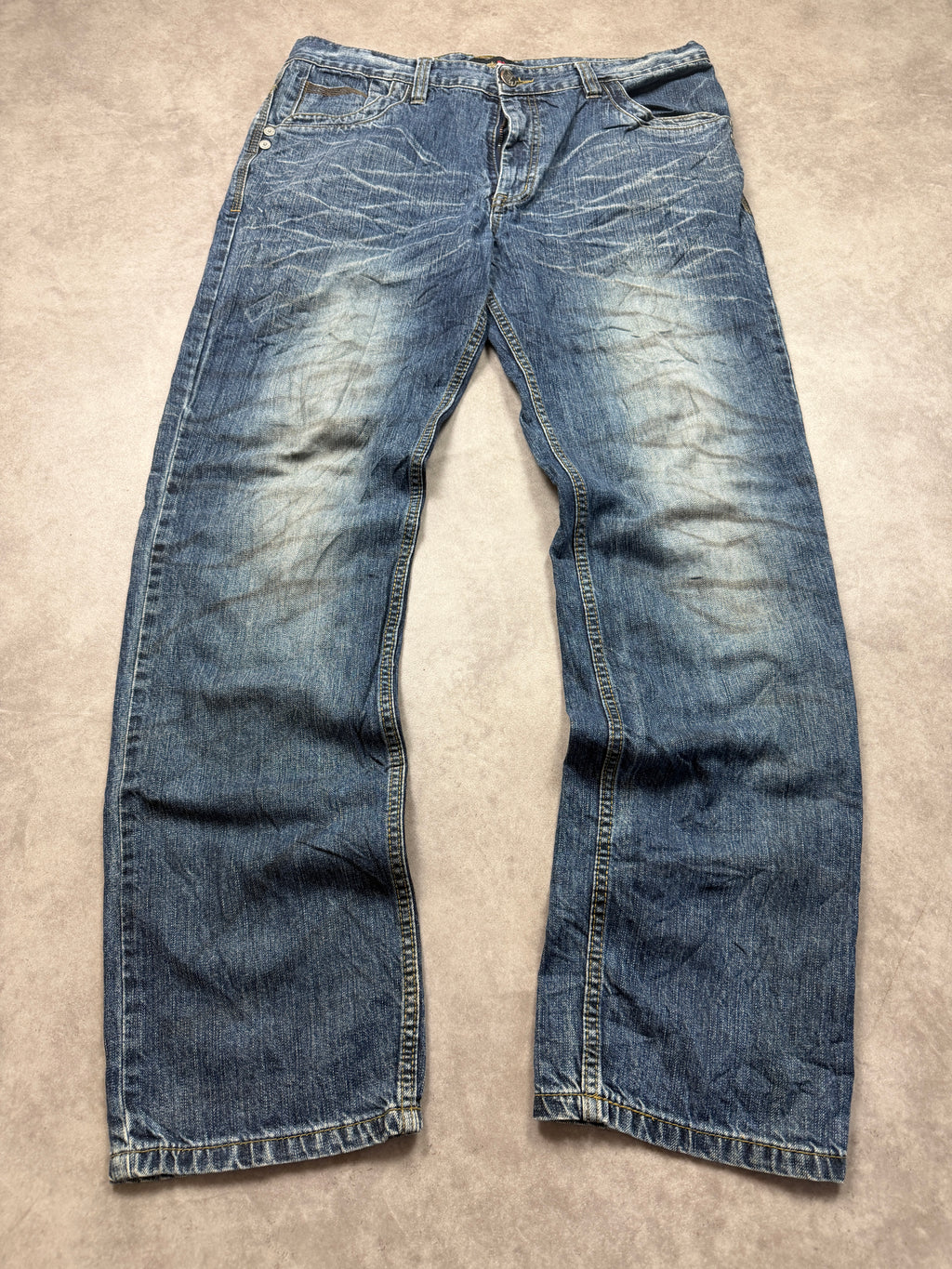 Vintage Oniarai Jeans 2009 Blau XL Straight Herren
