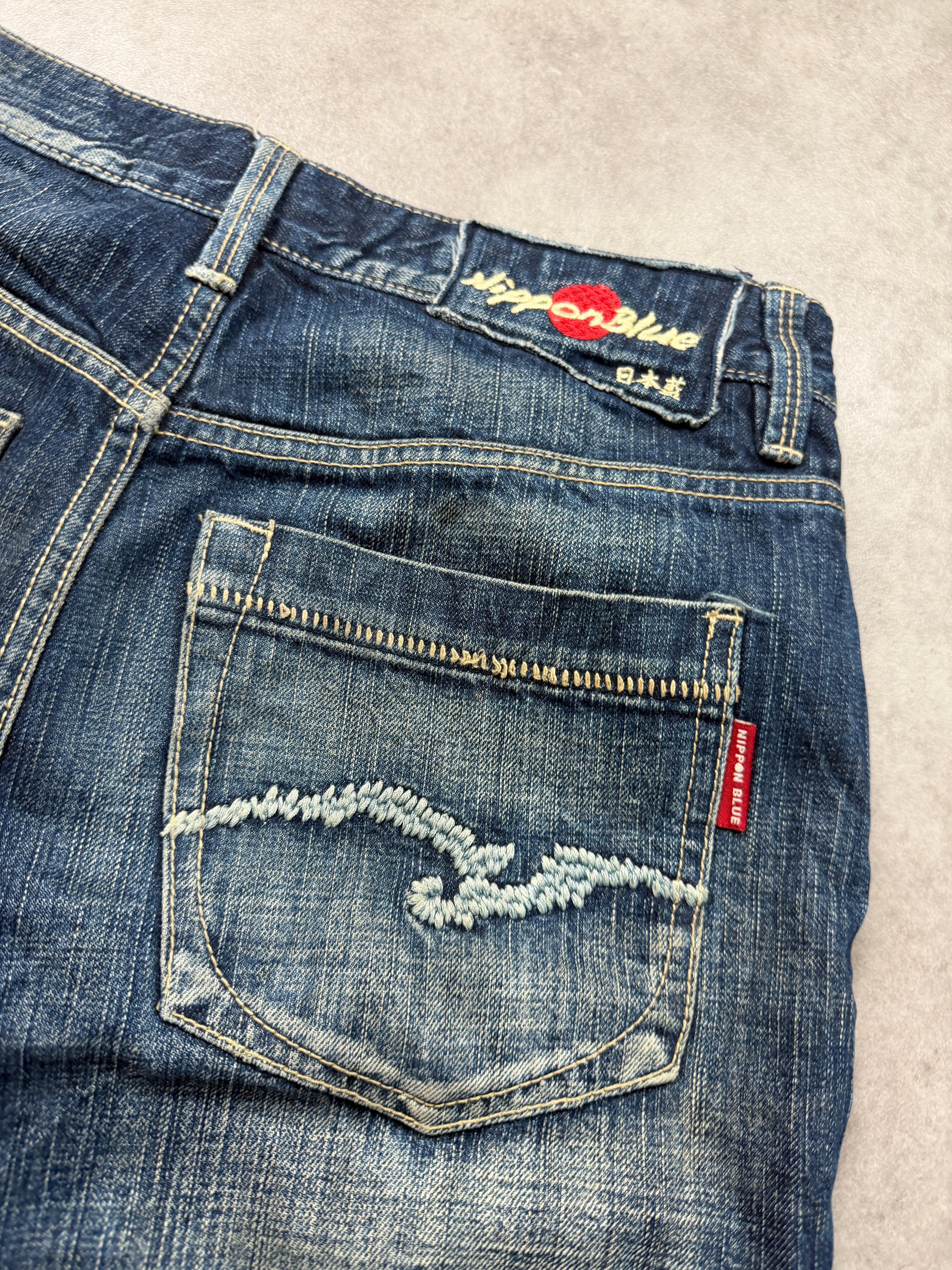 Nippon Blue Vintage Jeans 2008 Blau M Straight Herren