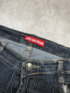 Sheg Yuehan Vintage Jeans 2005 Dragon Print Straight Herren L
