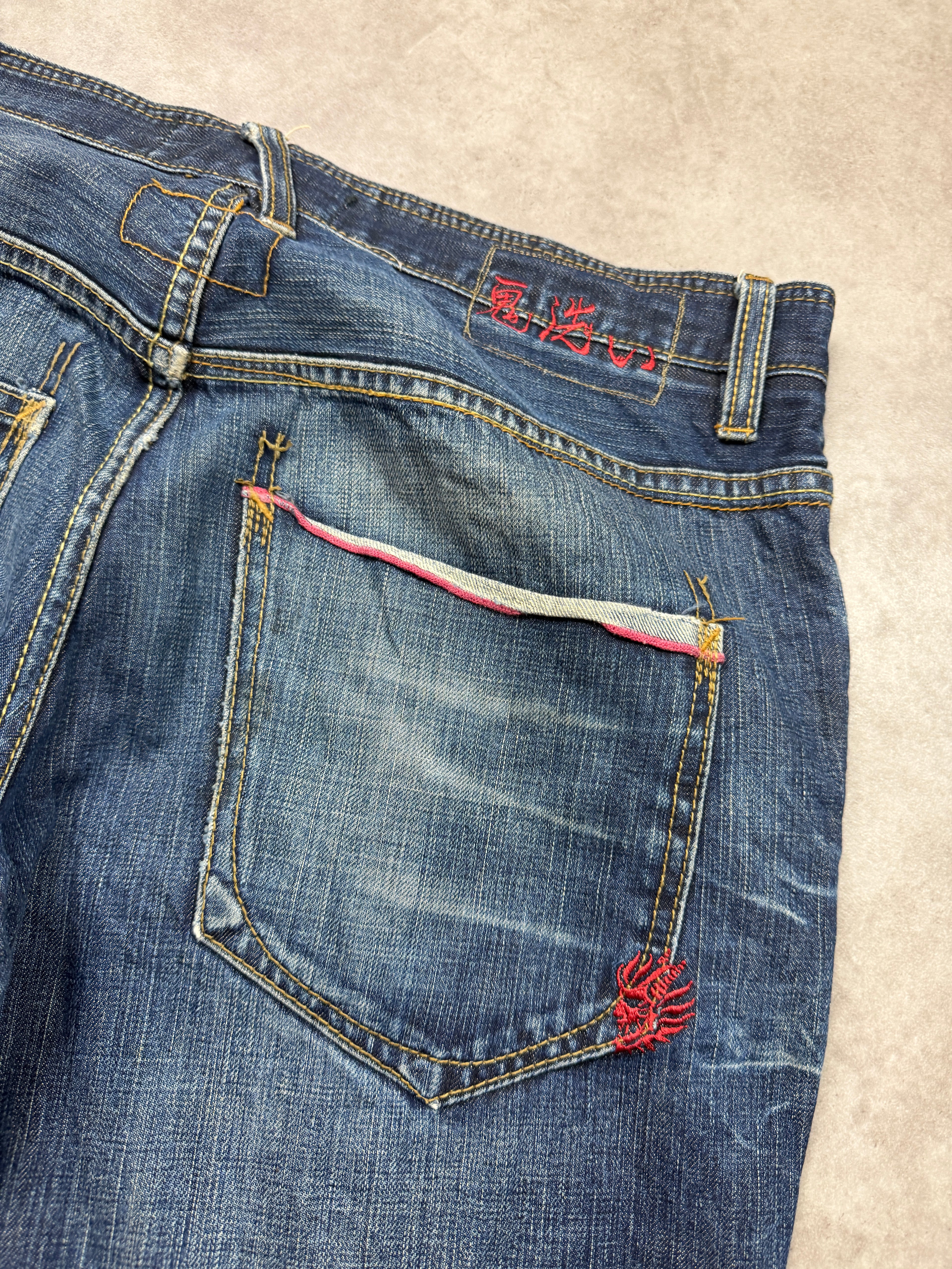 Oni Arari Vintage Jeans 2005 Denim Straight Herren L