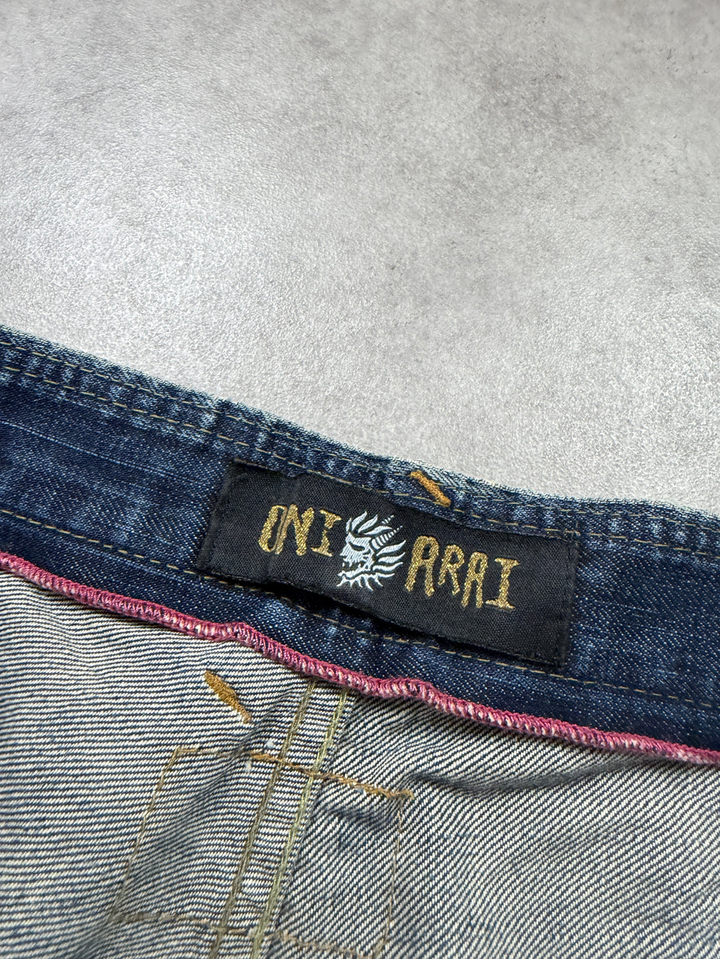 Oni Arari Vintage Jeans 2005 Denim Straight Herren L