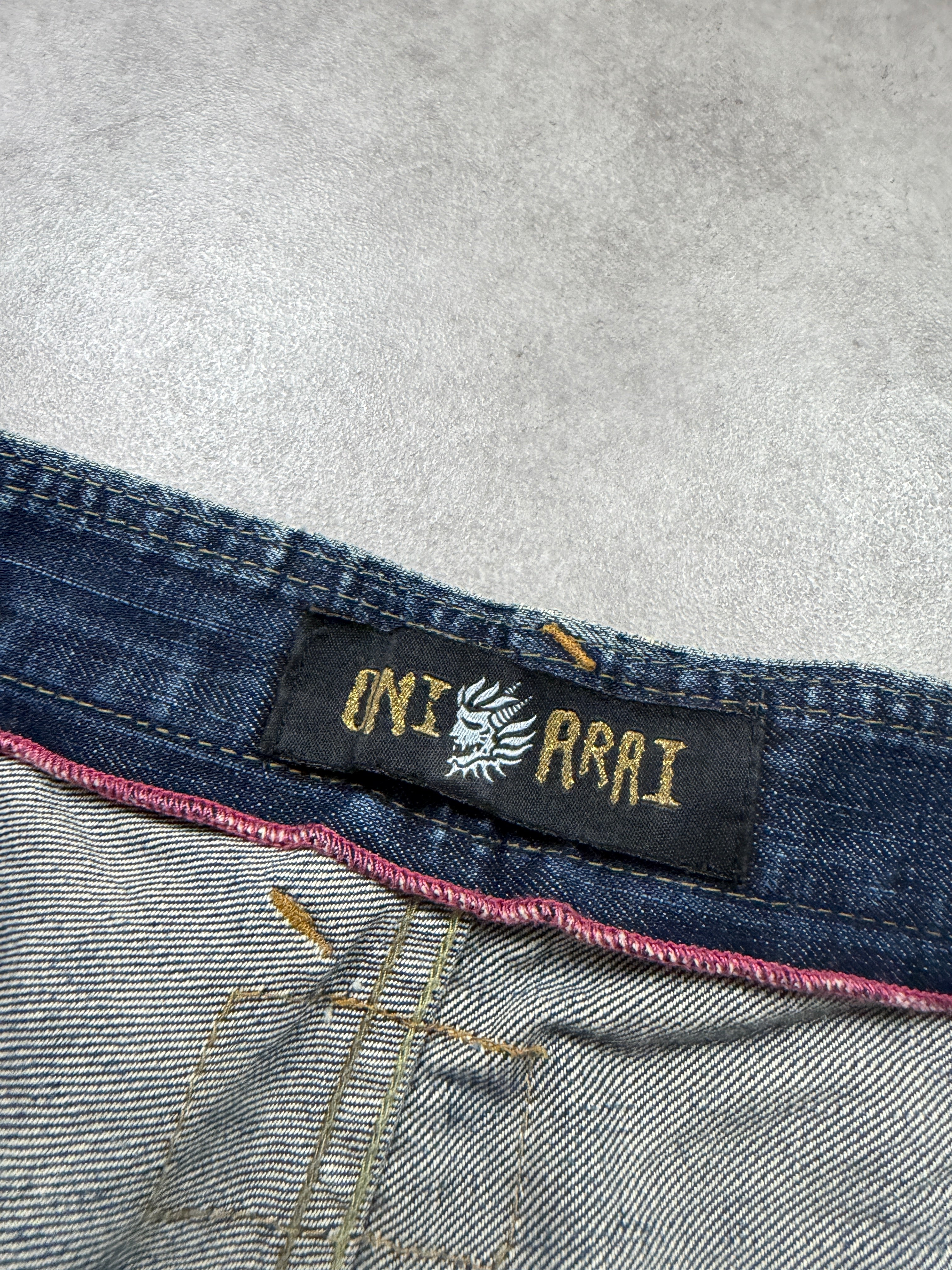 Oni Arari Vintage Jeans 2005 Denim Straight Herren L
