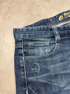 Big Train Vintage Jeans 2008 Blue Denim Straight Herren L