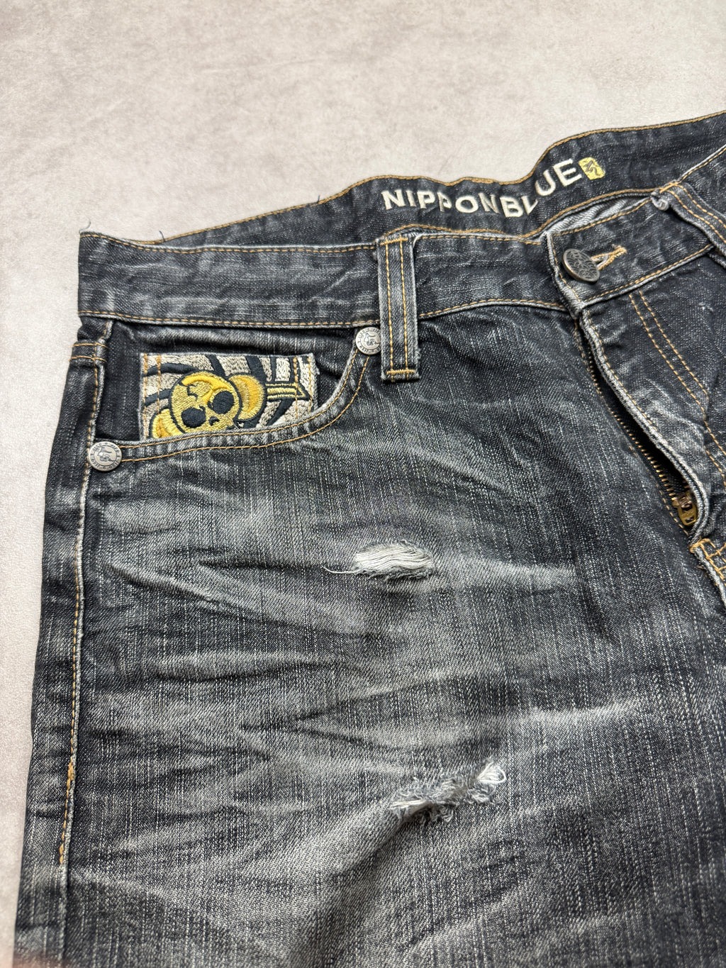 Nippon Blue Vintage Jeans 2007 Straight Herren M