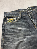 Nippon Blue Vintage Jeans 2007 Straight Herren M