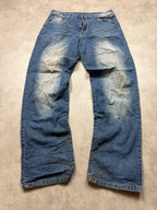 Twin K Vintage Jeans 2008 Blue Dragon Denim Straight Herren