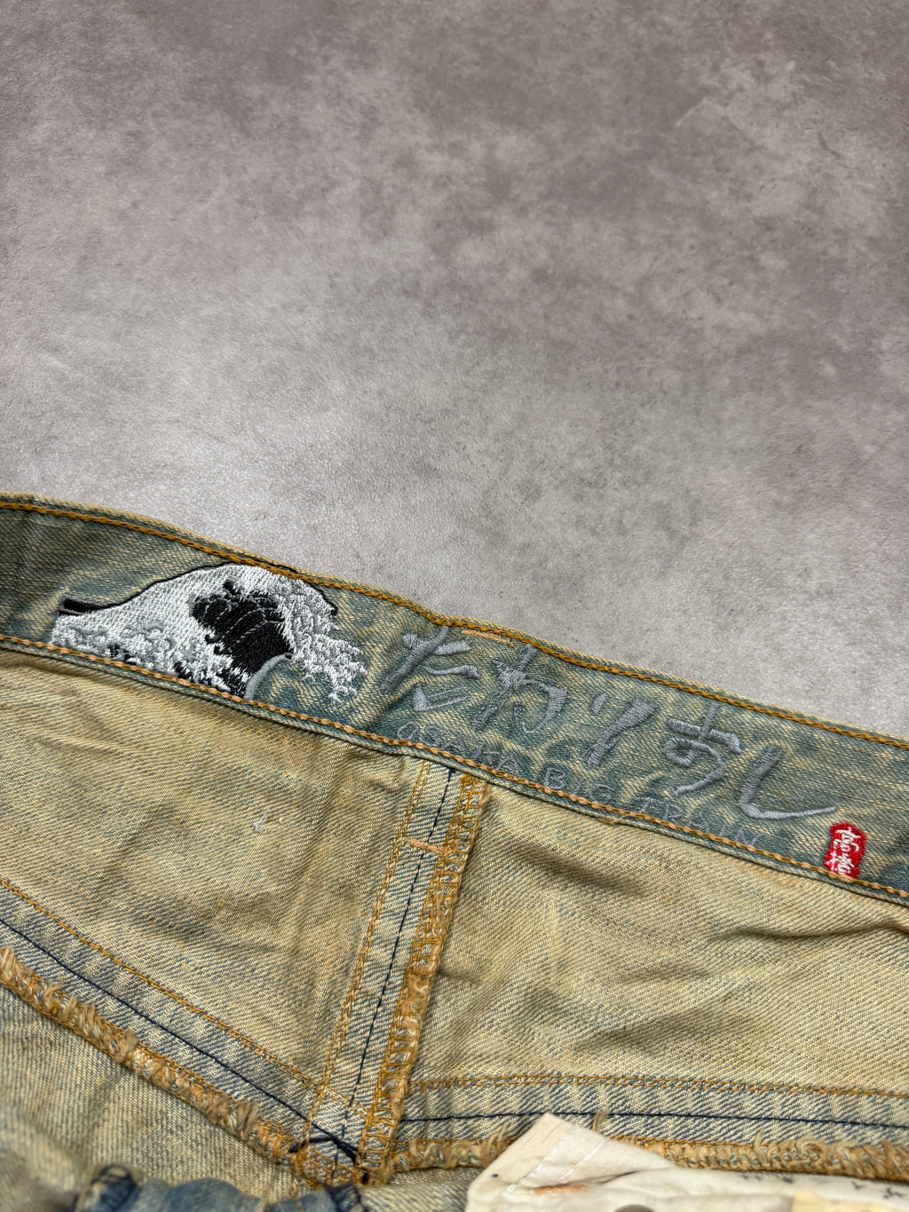 Big Train Vintage Jeans 2005 Blue Wave Denim  Straight Herren XL