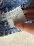 Jizo Vintage Jeans 2005 Blue Dragon Backprint Denim  Straight Herren M