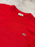Lacoste Vintage Sweater *Rare*1990 Rot M