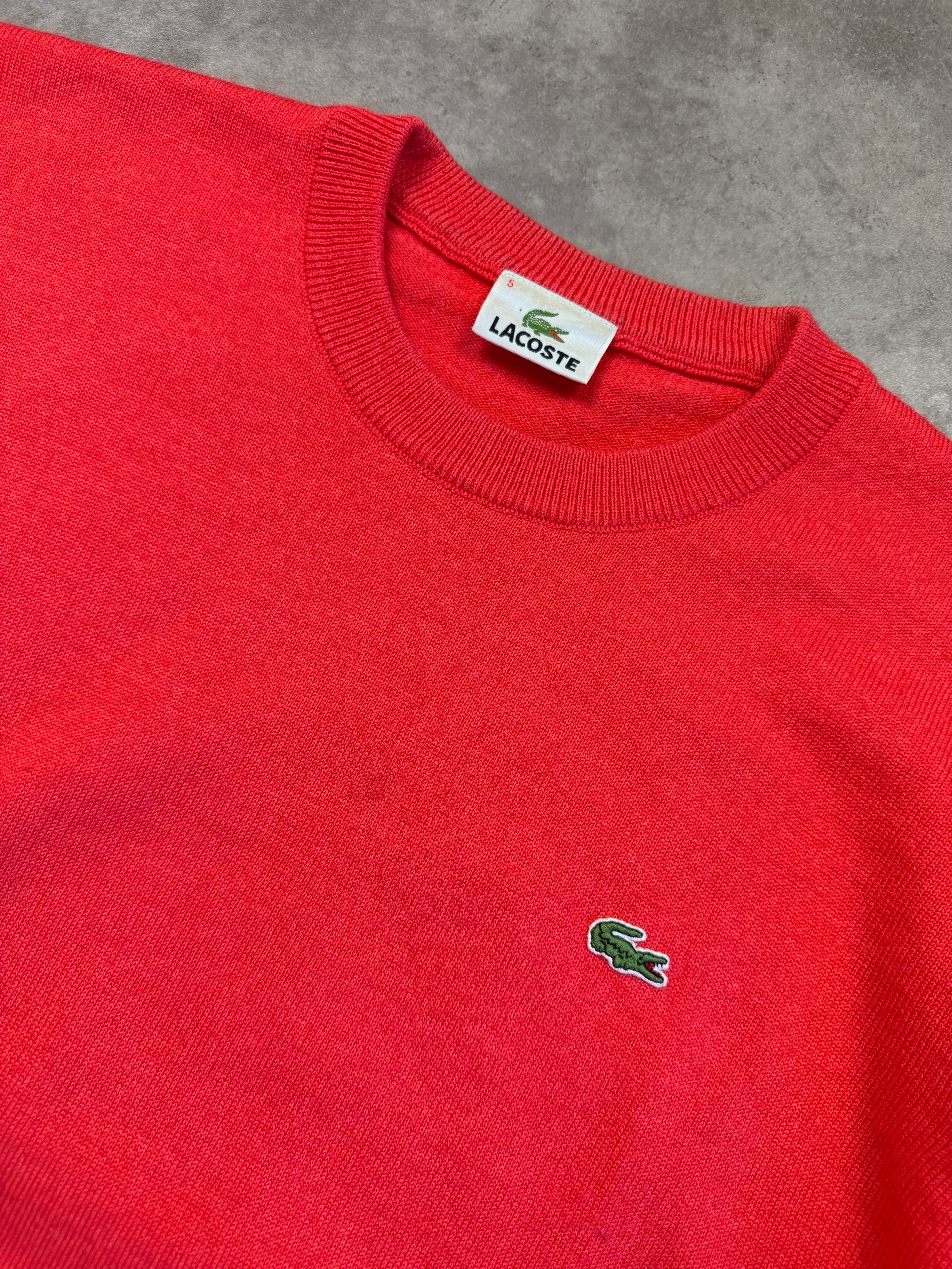Lacoste Vintage Sweater 2000 Rot L
