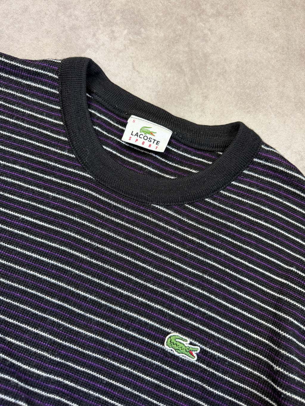 Lacoste Vintage Sweater *Rare*2000 Schwarz L
