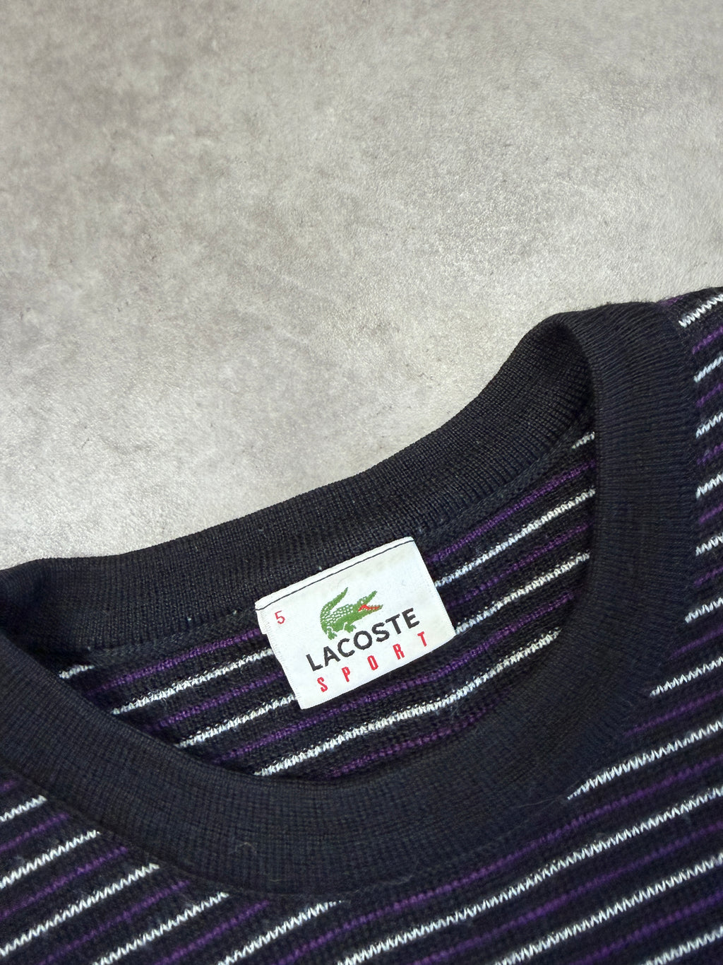 Lacoste Vintage Sweater *Rare*2000 Schwarz L