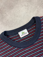 Lacoste Vintage Sweater 2000 Navy Gestreift L