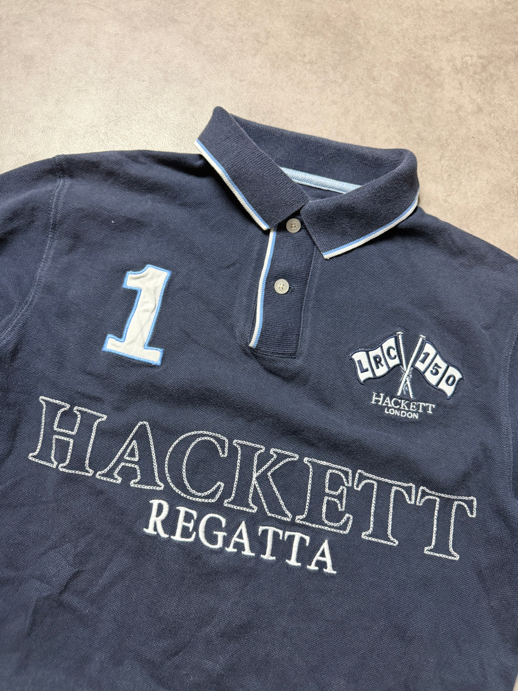 Hackett Vintage Polo Shirt 2012 Navy XS/XL