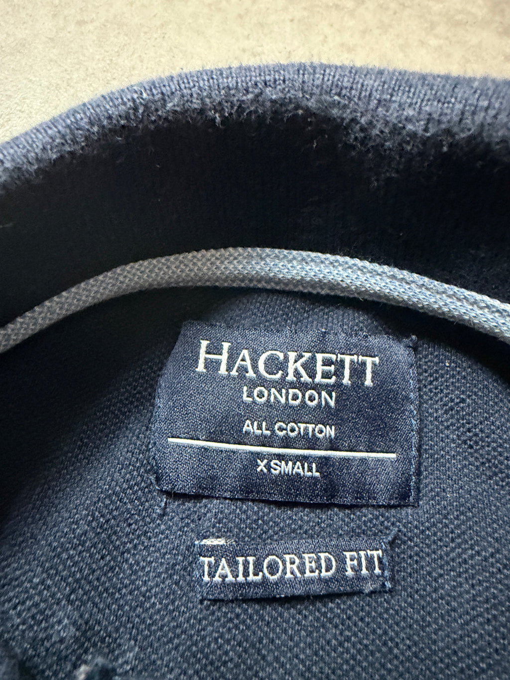 Hackett Vintage Polo Shirt 2012 Navy XS/XL
