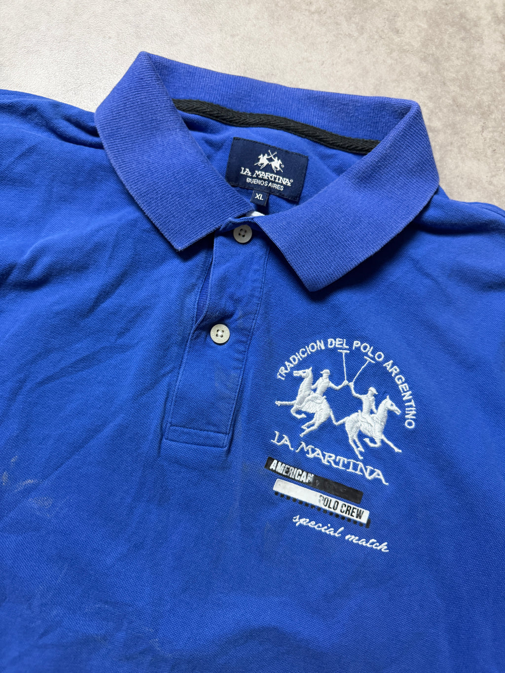 La Martina Vintage Polo Shirt 2014 Blau XL